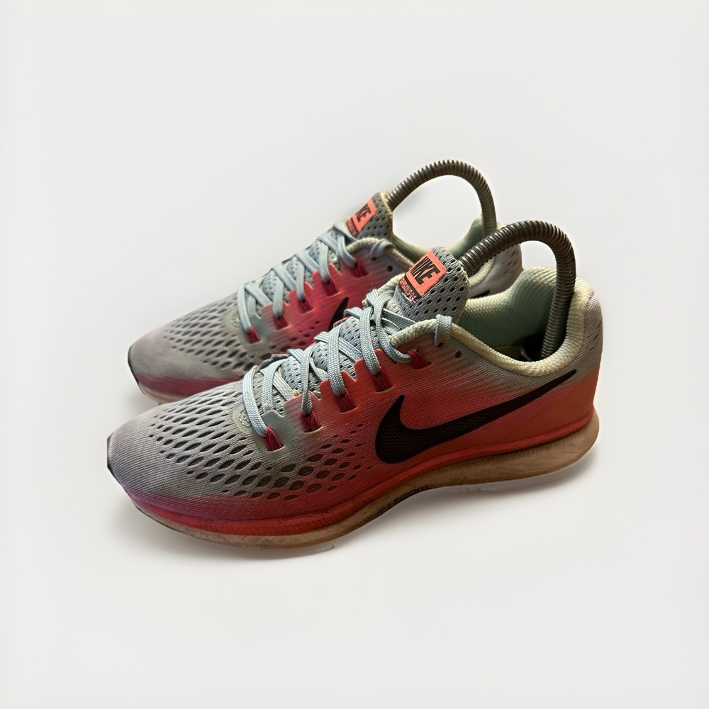 Nike Air Zoom Pegasus 34 Running 880560 406 Blue Coral Red Sz 7.5 US Womens